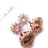 20250927_123830 Brinco indiano Meenakari Jhumka sino floral vermelho rubi esmaltado
