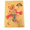 Folha laminada dourada para enquadrar e pendurar Hanuman (30 x 21 cm)