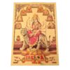 Folha laminada dourada para decorar Deusa Durga (Navadurga) e suas 9 formas