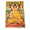 Folha laminada dourada para decorar Buda sobre Flor de Lótus