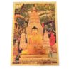 Folha laminada dourada para decorar Buda Templo Mahabodhi Bodhgaya 