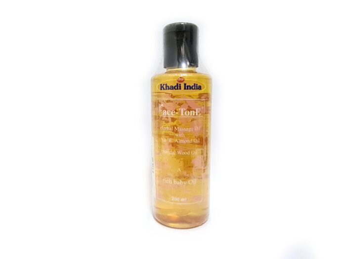 20260103_163252 Óleo herbal de massagem facial e corporal da Khadi India Face Ton-E com sândalo