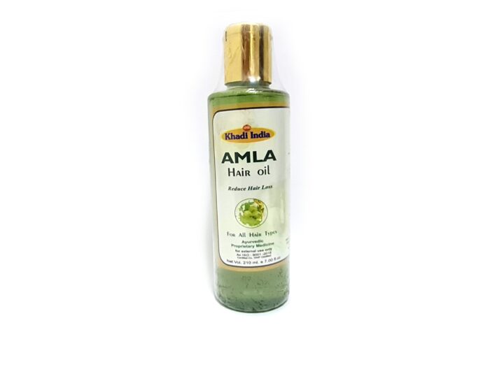 20260103_163325 Amla Hair Oil com blend de 10 óleos ayurvédicos da Khadi India