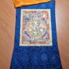 Thangka budista Bhavachakra com Budas Iluminados