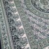 20260202_155356 Colcha indiana ou painel decorativo Mandala Paisley preto bege e verde 2,40m