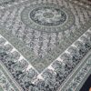 20260202_155404 Colcha indiana ou painel decorativo Mandala Paisley preto bege e verde 2,40m