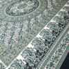 20260202_155437 Colcha indiana ou painel decorativo Mandala Paisley preto bege e verde 2,40m