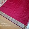 Saree Banarasi Art Silk Azul Turquesa e Marsala Real