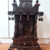Templo hindu artesanal em madeira Rosewood Ganesh