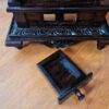 Templo hindu artesanal em madeira Rosewood Ganesh