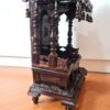 Templo hindu artesanal em madeira Rosewood Ganesh