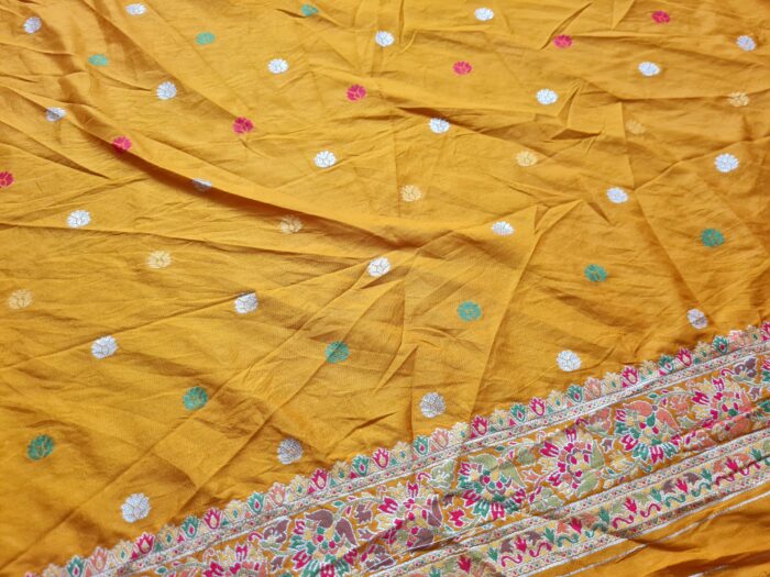 20260203_165401 Saree Banarasi Art Silk de seda Imperial Girassol