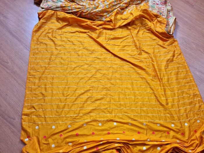 20260203_165421 Saree Banarasi Art Silk de seda Imperial Girassol