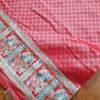 Saree Banarasi Art Silk de seda branco e color modelo Sweta Amritá