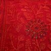 Saree Nupcial Luxo em Georgette Chikankari de Lucknow