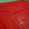 Saree Nupcial Luxo em Georgette Chikankari de Lucknow