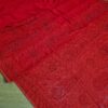 Saree Nupcial Luxo em Georgette Chikankari de Lucknow