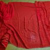 Saree Nupcial Luxo em Georgette Chikankari de Lucknow