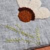 KIT 2 capas de almofadas indianas em viscolinho com bordados ponto russo