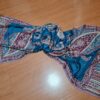 20260225_160633 Echarpe indiana algodão com viscose estampa arabescos azul turquesa e uva