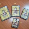 Cadernos indianos artesanais pintados a mão Buda amarelo