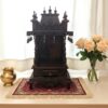 Templo hindu artesanal em madeira Rosewood Ganesh