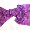 Chadar indiano (manto de oração) de elefantes e mandala roxo