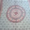 Chadar indiano (manto de oração) de elefantes e mandala cinza