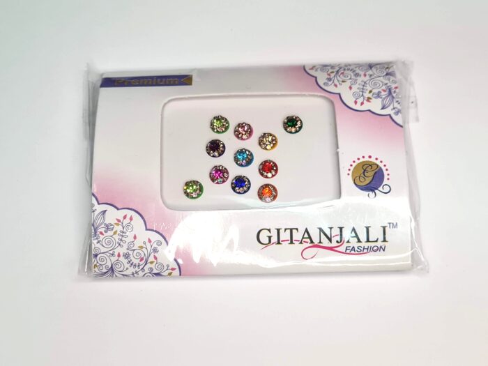 20260114_151927 Bindi indiano Gitanjali adesivo para colar entre as sombrancelhas coloridos 11