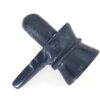 Shiva Lingam objeto de adoração ao Senhor Shiva mármore preto 8cm