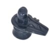 Shiva Lingam objeto de adoração ao Senhor Shiva mármore preto 8cm