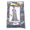 saree cinza e dourado com rabaescos