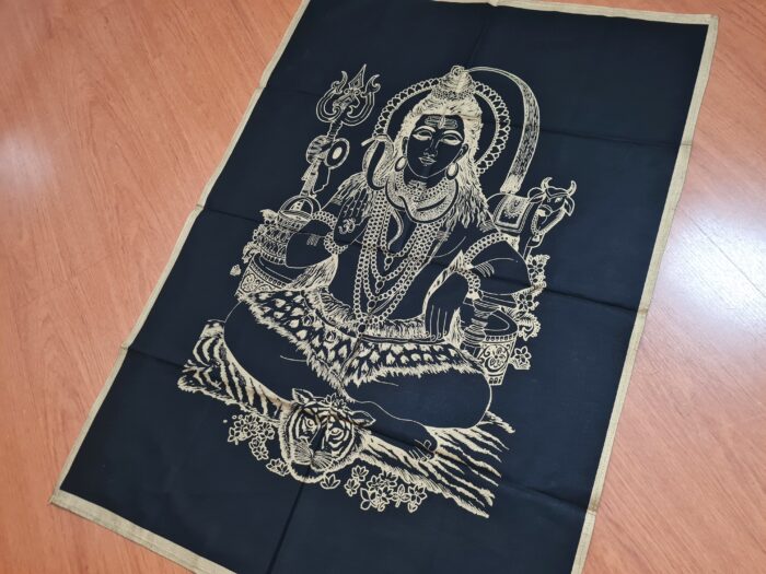20260204_162611 Panô de Lord Shiva preto e dourado 100cm