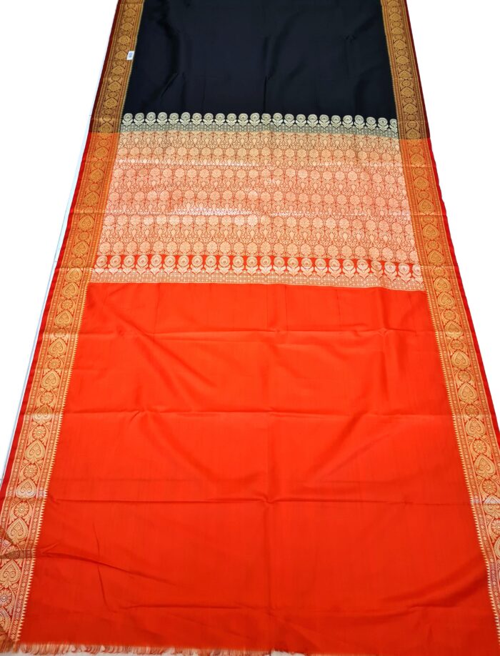 Saree Banarasi Art Silk de seda modelo Gold Shyama