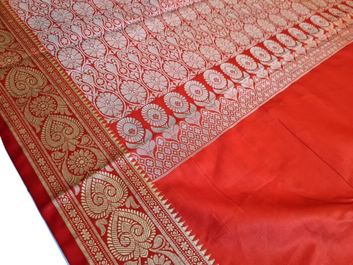Saree Banarasi Art Silk de seda modelo Gold Shyama