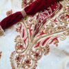 20260506_155817 Sherwani Indiano Luxo Creme com Bordados Zari, Pedrarias, Dupatta e Churidar