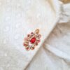 20260506_155820 Sherwani Indiano Luxo Creme com Bordados Zari, Pedrarias, Dupatta e Churidar
