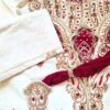 20260506_155924 Sherwani Indiano Luxo Creme com Bordados Zari, Pedrarias, Dupatta e Churidar