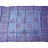 Chadar indiano (manto de oração) de Om e mantras azul pérsia
