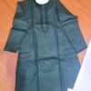 Conjunto de vestuário masculino para festas indianas Kurta verde com calça
