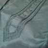 Conjunto de vestuário masculino para festas indianas Kurta verde com calça