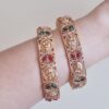 Conjunto de 2 pulseiras indianas Braceletes Realeza de Jaipur