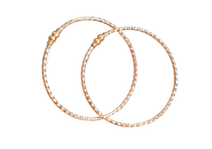 Conjunto de 2 pulseiras indianas Golden Chudi