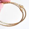 Conjunto de 2 pulseiras indianas Golden Chudi