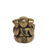 Estátua pequena do Deus Ganesha Tripundra Vighnaharta