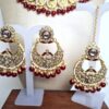 Conjunto completo de semi joia indiana para festas Durga Gold