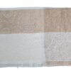 20260530_161327 Pashimina indiana de cashmere estampa paisleys tons de nude adamascada