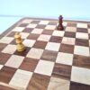 Jogo de Xadrez em Miniatura de Madeira para viagem (Artesanato Indiano)