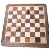Jogo de Xadrez em Miniatura de Madeira para viagem (Artesanato Indiano)