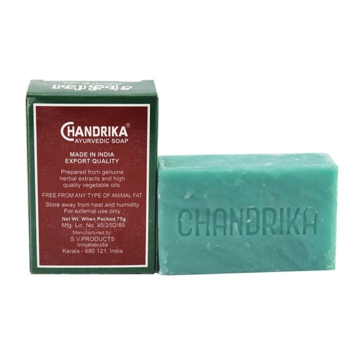 Kit 3 sabonetes ayurvédicos marcas Chandrika e Sidha